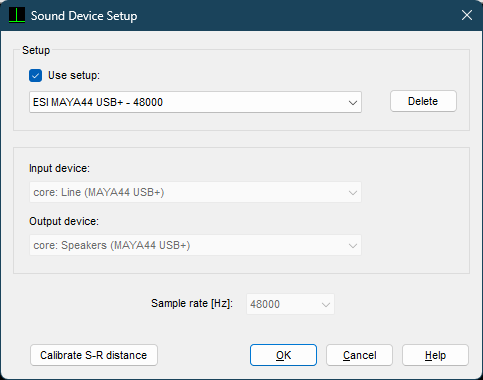 Device setup