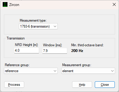 Zircon transmission dialog
